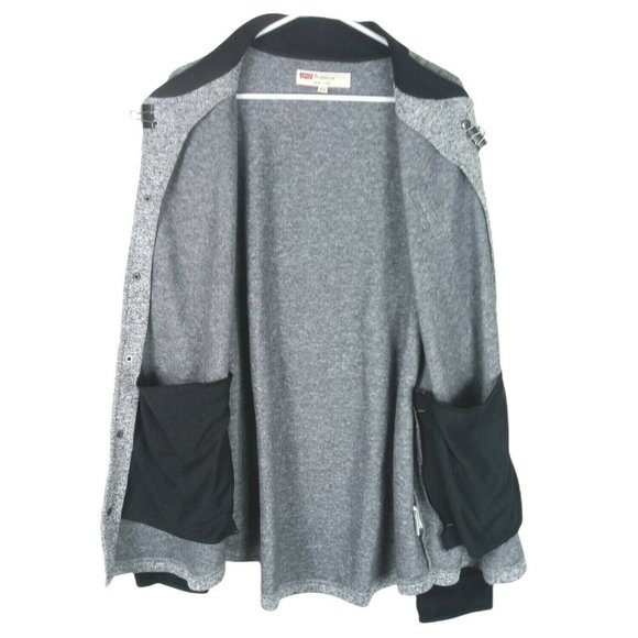 Levis Mens Knit Letterman Varsity Jacket Softshell - Picture 2 of 10